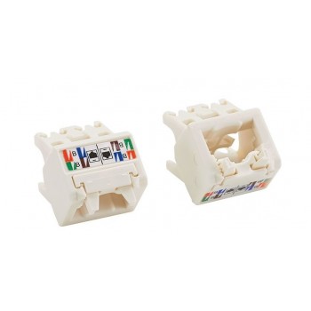 Panduit Tapa para Cable Cat6, 45°, RJ-45, Blanco - Envío Gratis