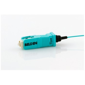 Belden Conector Fibra Óptica SC, Multimodo, OM3, Aqua - Envío Gratis