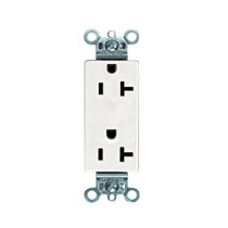 Panduit Conector Duplex, 20A, Blanco - Envío Gratis