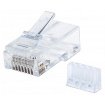 Intellinet Conector RJ-45 para Cable Cat6 UTP, Transparente, 90 Piezas - Envío Gratis