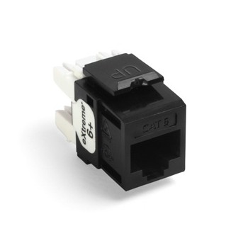 Leviton Conectores Quickport Cat6 Extreme 6+, Negro - Envío Gratis