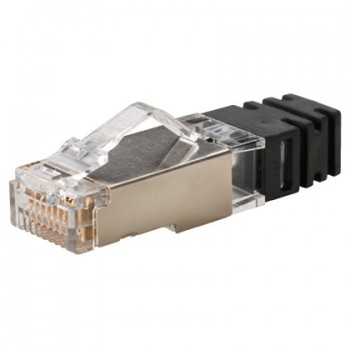 Panduit Plug Modular Blindado Categoría 6, 8 Hilos, 8 Posiciones, Transparente, Paquete de 100 Piezas - Envío Gratis