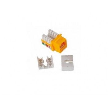 Enson Contector Jack RJ-45 Cat6 90 Grados, Amarillo - Envío Gratis