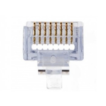 Platinum Tools Conector EZ-RJ45 Cat5e, Transparente, 50 Piezas - Envío Gratis