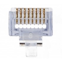 Platinum Tools Conector EZ-RJ45 Cat5/5e, Transparente, 100 Piezas - Envío Gratis