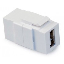 Leviton Inserto Adaptador USB QuickPort de Paso, Blanco - Envío Gratis