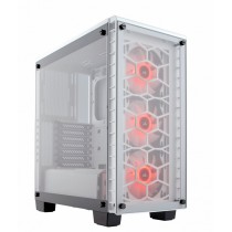 Gabinete Corsair Crystal 460X RGB con Ventana, Midi-Tower, ATX/Micro-ATX/Mini-ITX, USB 3.0, sin Fuente, Blanco - Envío Gratis