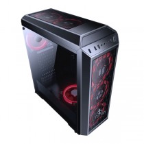 Gabinete Yeyian Blade 2101 con Ventana LED Rojo, Midi-Tower, ATX/Micro-ATX, USB 2.0/3.1, sin Fuente, Negro - Envío Gratis