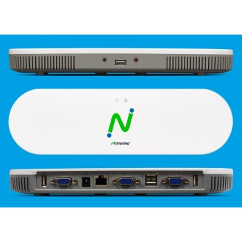 NComputing MX100S Thin Client para vSpace, 1x RJ-45, 3x USB 2.0, Gris/Blanco - Envío Gratis