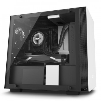 Gabinete NZXT H200i con Ventana, Mini-Tower, Mini-ITX, USB 3.0, sin Fuente, Negro/Blanco - Envío Gratis