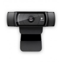 Logitech Webcam HD Pro C920 con Micrófono, Full HD, 1920 x 1080 Pixeles, USB 2.0, Negro - Envío Gratis