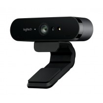 Logitech Webcam con Micrófono BRIO, 4K Ultra HD, 4096 x 2160 Pixeles, USB 3.0, Negro - Envío Gratis