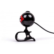 Naceb Webcam NA-075, 0.3MP, 640 x 480 Pixeles, Negro/Rojo - Envío Gratis