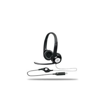Logitech ClearChat Comfort Audífonos con Micrófono H390, Alámbrico, USB, Negro - Envío Gratis