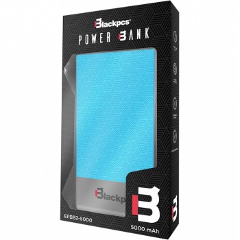 Cargador Portátil Blackpcs Power Bank Colors, 5000mAh, Azul - Envío Gratis