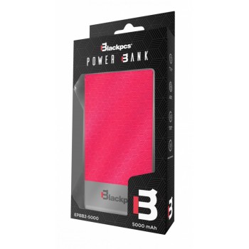 Cargador Portátil Blackpcs Power Bank Colors, 5000mAh, Rojo - Envío Gratis