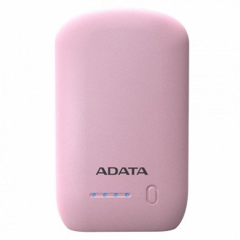 Cargador Portátil Adata P10050, 10.050mAh, Rosa - Envío Gratis