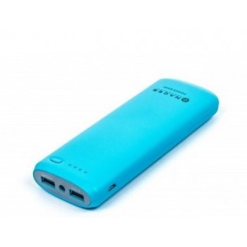 Cargador Portátil Naceb PowerBank NA-402A, 13.200mAh, Azul - Envío Gratis