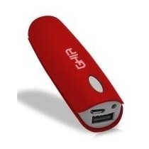 Cargador Portátil Ghia Volta, 2500mAh, Rojo - Envío Gratis