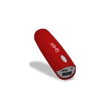 Cargador Portátil Ghia Volta, 2500mAh, Rojo - Envío Gratis