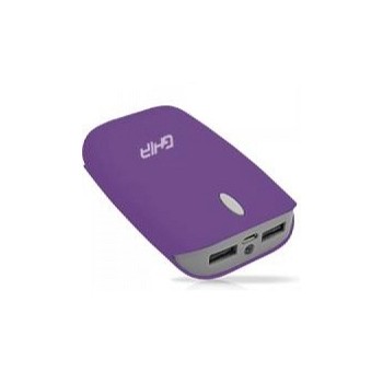 Cargador Portátil Ghia Volta, 7500mAh, Púrpura - Envío Gratis