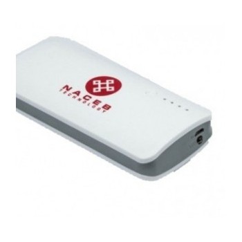 Cargador Portátil Naceb Power Bank NA-440, 13000mAh, Blanco - Envío Gratis