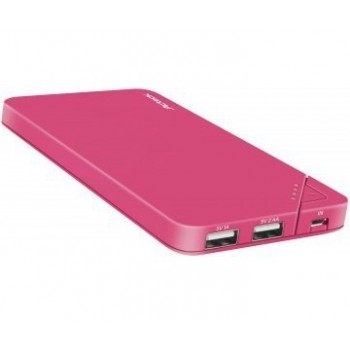 Cargador Portátil Acteck PB-600, 6000mAh, Coral - Envío Gratis