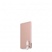 Cargador Portátil Mophie Powerstation Plus Mini, 4000mAh, Oro Rosado - Envío Gratis