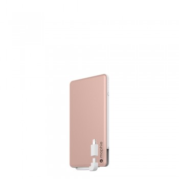 Cargador Portátil Mophie Powerstation Plus Mini, 4000mAh, Oro Rosado - Envío Gratis