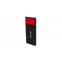 Cargador Portátil Vorago Power Bank PB-200, 3800mAh, Negro/Rojo - Envío Gratis