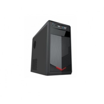 Gabinete Quaroni 92001PA, Midi-Tower, Micro-ATX/Mini-ITX, USB 2.0, con Fuente 400W, Negro/Rojo - Envío Gratis