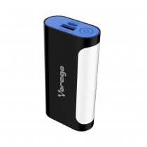 Cargador Portátil Vorago PB-300, 6000mAh, USB, Negro/Azul - Envío Gratis