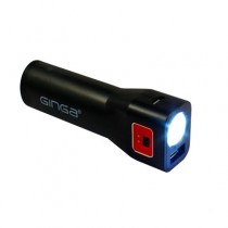 Ginga Cargador Portátil GI16PBK01-NR, 2200mAh, USB, Negro - Envío Gratis