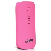 Cargador Portátil Ghia Power Bank Volta GAC-021, 3600mAh, Rosa - Envío Gratis