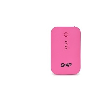 Cargador Portátil Ghia Power Bank Volta GAC-025, 7800mAh, Rosa - Envío Gratis