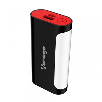 Cargador Portátil Vorago PowerBank 201, 6000mAh, USB y Micro-USB, Negro/Rojo - Envío Gratis