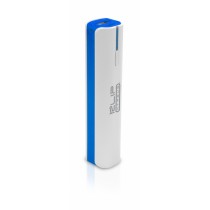 Cargador Portátil Klip Xtreme con Linterna Kenergy, 2600mAh, Azul/Blanco - Envío Gratis