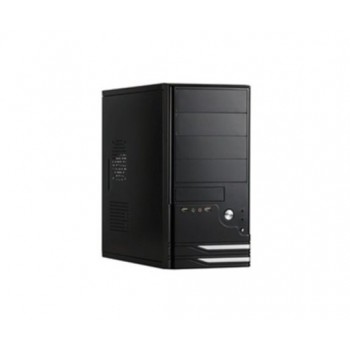 Gabinete Quaroni 92003FL, Midi-Tower, Micro-ATX/Mini-ITX, USB 2.0, con Fuente 400W, Negro/Plata - Envío Gratis