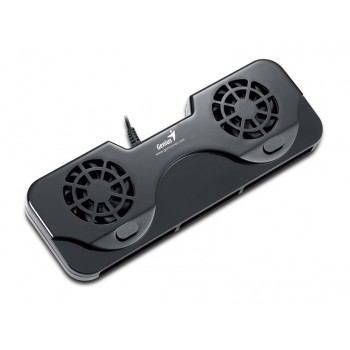 Genius Base Enfriadora NB Stand 100 para Laptop, con 2 Ventiladores de 2200RPM, Negro - Envío Gratis