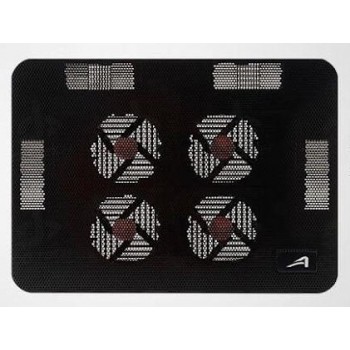 Acteck Base Enfriadora AC-916561 para Laptop 17", con 4 Ventiladores, Negro - Envío Gratis