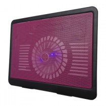 BRobotix Base Enfriadora para Laptop 15'', con 1 Ventilador de 320RPM, Negro/Rojo - Envío Gratis