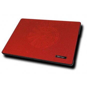 Vorago Base Enfriadora CP-201 para Laptop 15'', USB, Rojo - Envío Gratis