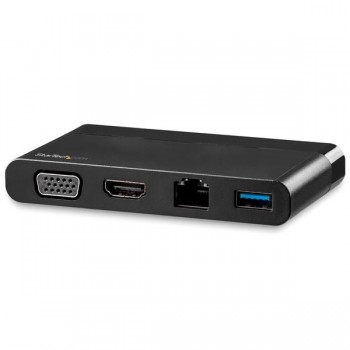 StarTech.com Docking Station DKT30CHVCM USB-C, 1x USB 3.0, 1x HDMI, 1x VGA, Negro - Envío Gratis