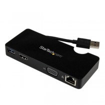 StarTech.com Docking Station USB 3.0 con HDMI o VGA, Ethernet Gigabit y USB - Envío Gratis