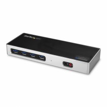 StarTech.com Docking Station USB Tipo C para Laptop, 2x DisplayPort, 2x HDMI, 6x USB 3.0, Negro/Plata - Envío Gratis