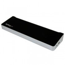 StarTech.com Docking Station USB3DOCKH2DP, 5x USB 3.0, 1x RJ-45, 2x DisplayPort - Envío Gratis