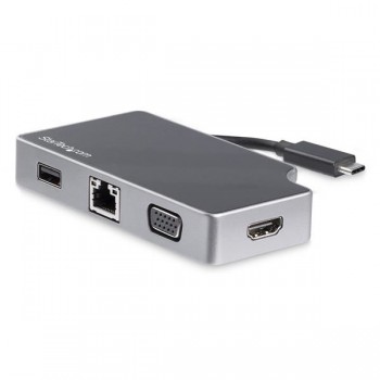 StarTech.com Docking Station DKT30CHVGPD USB-C, 1x USB-C 3.0, 1x USB 3.0, 1x HDMI, 1x RJ-45, 1x VGA, Gris - Envío Gratis