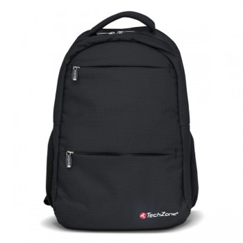 Techzone Mochila de Poliéster Warrior para Laptop 15.6'', Negro - Envío Gratis