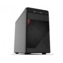 Gabinete Quaroni 92002CB, Midi-Tower, Micro-ATX/Mini-ITX, USB 2.0, con Fuente 400W, Negro/Rojo - Envío Gratis