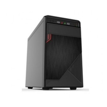 Gabinete Quaroni 92002CB, Midi-Tower, Micro-ATX/Mini-ITX, USB 2.0, con Fuente 400W, Negro/Rojo - Envío Gratis